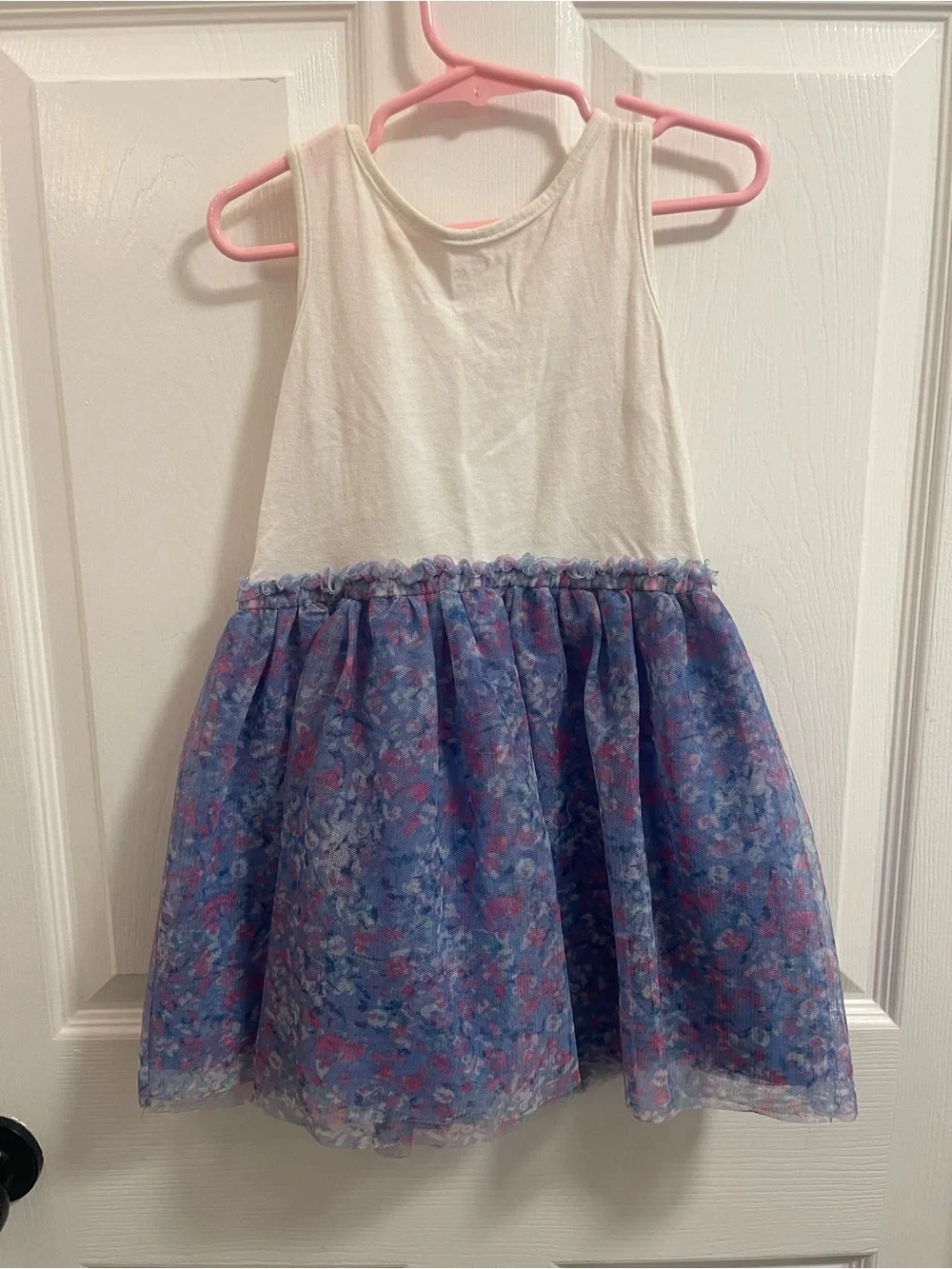The Children's Place Cream Lace Bodice Dress